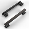 Amerdeco 10 Pack Oil Rubbed Bronze Cabinet Pulls 5 Inch(128mm)