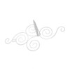 2 Sets Wall Candle Holder Foldable European Style Swirl Wrought