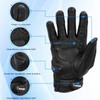 evermotor Winter Motorcycle Gloves, Goat Leather, Touchscreen Gloves, Waterproof, Certified,