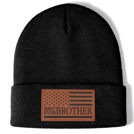 Brother Gifts Best Brother Ever American Flag Beanie Hat Big Brother from Sister Christmas Stocking Stuffers Birthday Gift Ideas