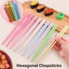 10 Pairs Reusable Chopstick Helpers Dishwasher Safe Training Chop sticks
