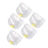 5Pcs Grain Sealed Storage Bag Reusable Transparent Grain Storage Bag