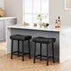 Garvee Counter Height Bar Stools Set of 2, 24 Inch