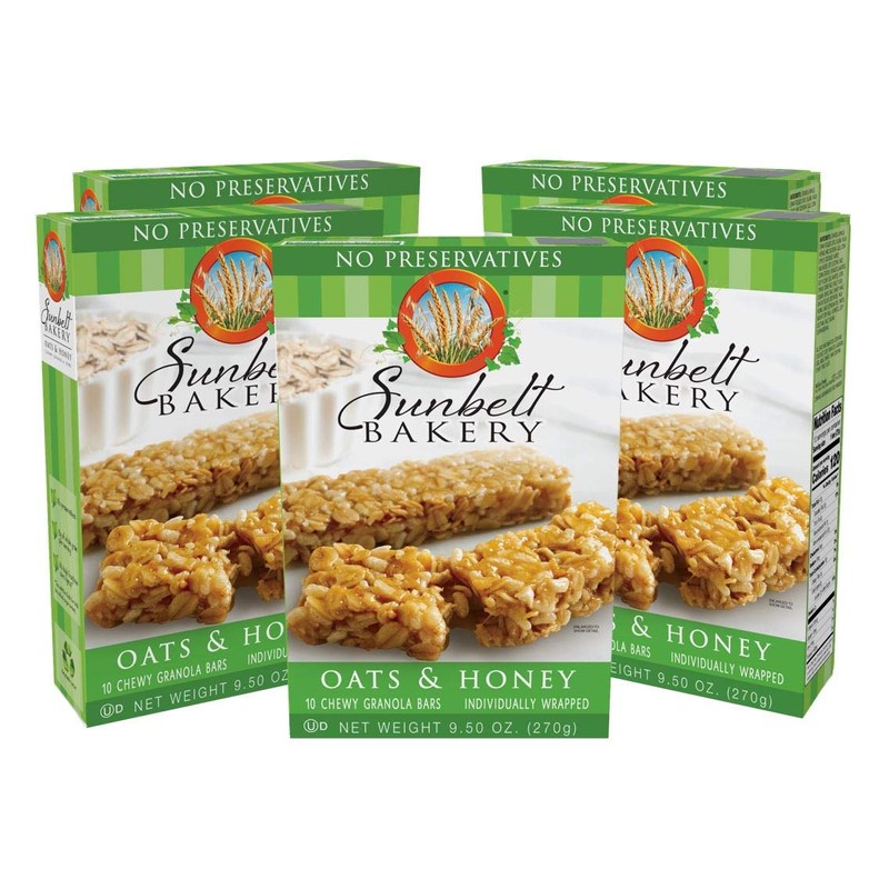 Sunbelt Bakery Oats & Honey Chewy Granola Bars, 50-1.0 OZ
