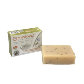 MALOVA COSMETICS Soap with Donkey Milk for Regeneration & Moisturizing Skin, Natural Anti-Wrinkle, Made of 100% Natural Oils, Handmade, Cold Process, Mixed with Ozone O3, For All Skin Types.