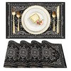 ZSYTZL Placemats Set of 4 Washable Durable Table Placemats for