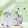 Biaungdo Black Shower Knob Replacement Set of 2, Bathtub Faucet
