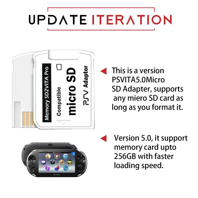 Ultimate Version SD2Vita 5.0 Memory Card Adapter for PS Vita