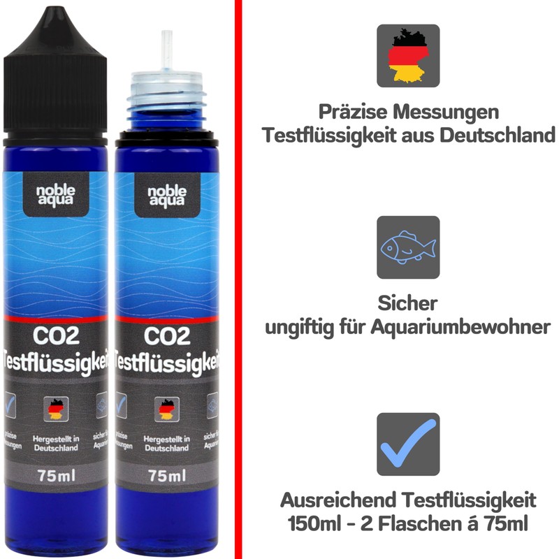 noble aqua CO2 Continuous Test Aquarium 150 ml CO2 Indicator