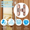 PATIKIL 1 Pack Flip Sliding Door Latch Safety Bar Gate