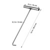 Stainless Steel T-Hook Well Cover Hook Rolling Door Hook Heavy