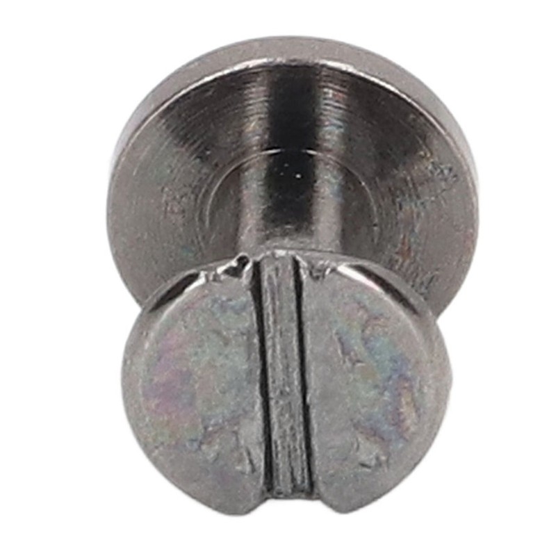 100 Sets Metal Chicago Binding Screws Electroplated Brass Arc Surface