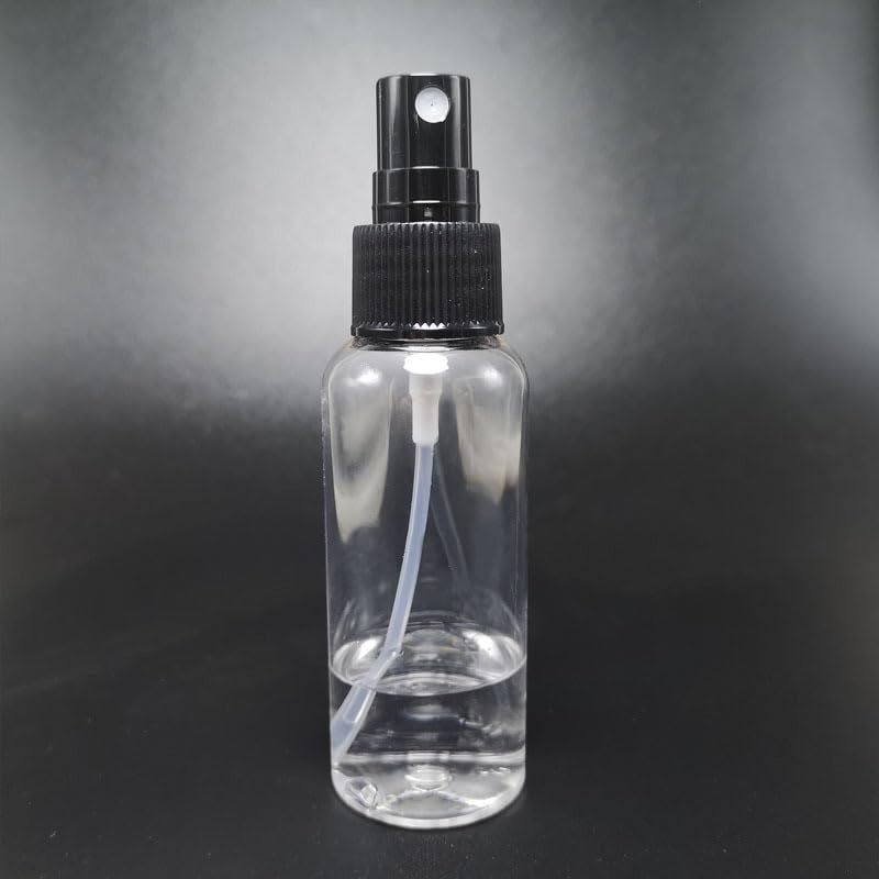 Transparent Small Spray Bottle for Cleaning Solutions, Essential Oils and
