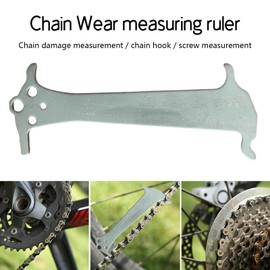 Chain Checker - Safe Chain Checker - Portable Tool Kits Stainless Steel Chain Wear Indicator for Chain Repairing
