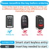 Sindeda for Jeep Key Fob Cover with Keychain Soft Full
