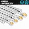 DURATECH Extra Long Anti-Slip Ratcheting Wrench Set, Double Box End