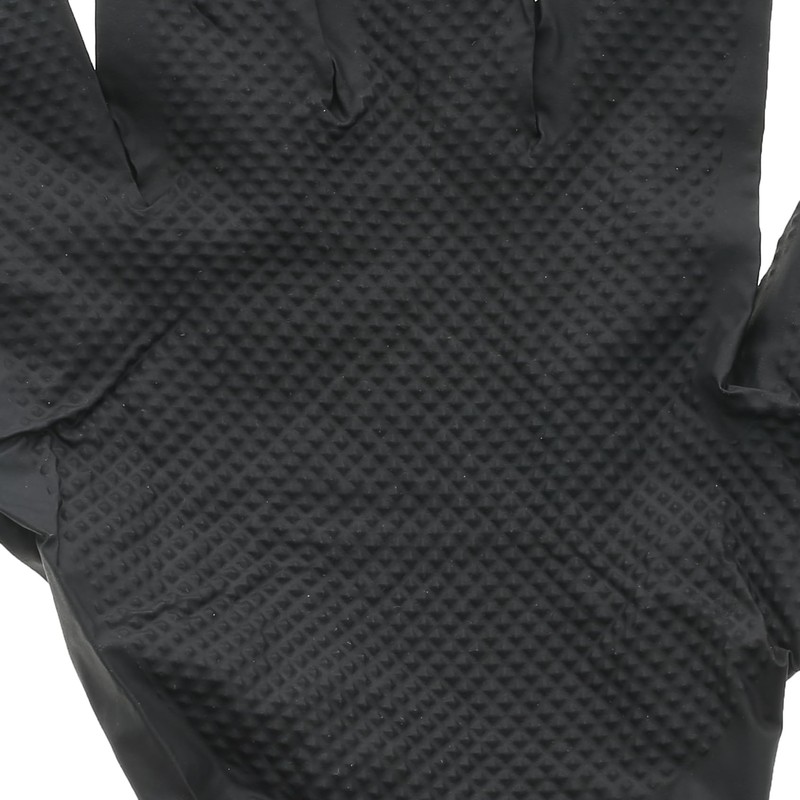 Masterpart Raised Diamond Grip Non Slip Chemical Resistant Black Nitrile