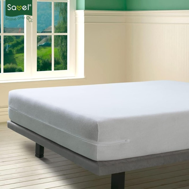 Savel - Mattress cover made of 100% cotton terry cloth,