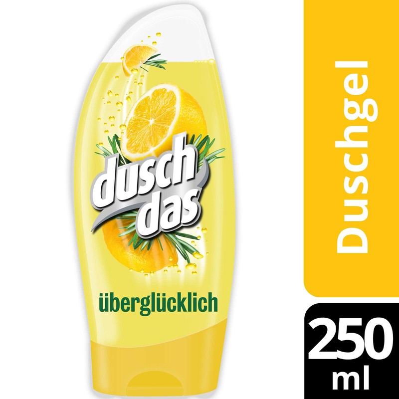 Duschdas "Überglücklich" Shower Gel, Pack of 6 (6 x 250