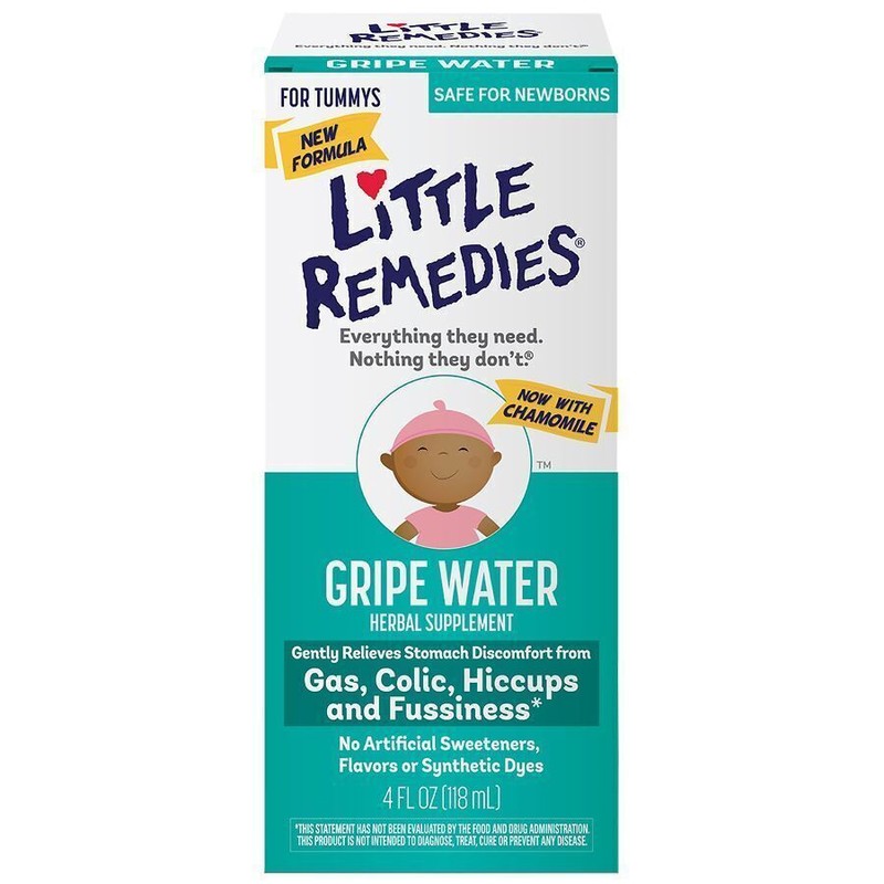 Little Remedies Gripe Water Supplement Stomach Discomfort Relief Liquid 4