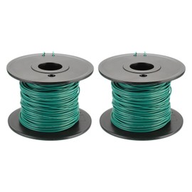 MECCANIXITY 22AWG Wire 22 Gauge Stranded Wire PVC Hookup Wire, UL1007 Tinned Copper Wire 30m/100ft Green with Spool for Internal Connecting Wire