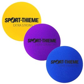 Sport-Thieme Soft Foam Ball, Extra Strong, Bounce Behaviour Very Good, Various Sizes, Tear-Resistant, Random Colour, Open-Pored Foam