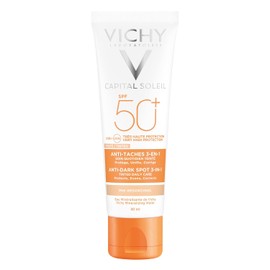 VICHY Protector Solar Facial Anti-manchas 3en1 Toque Seco con Color FPS 50+ Vichy Capital Soleil 50ml