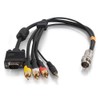C2G/Cables to Go 60019 3' RR HD15+3.5+3RCA Flying Lead