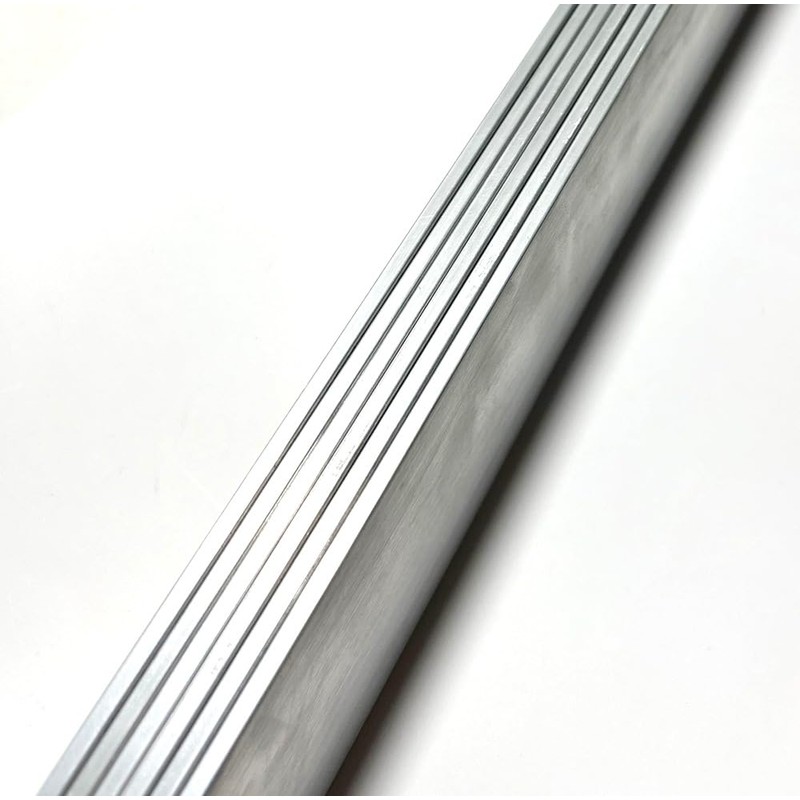 2 barras planas cuadradas de aluminio de 1/4 x 2