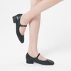 GENSHUO Mary Jane Women's Square Toe Flat Court Shoes Comfortable