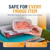 Refrigerator Liners for Shelves (8 Pack) by Linda’s Essentials -
