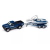 1/64 Johnny Lightning 1985 SR-5 Pickup with Speed Boat Trailer