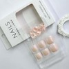 Aurora White Press on Toenails Short Square Fake Toe Nails