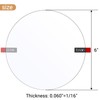 Enoin Round Clear Acrylic Sheets - 6" Acrylic Circles Plexiglass
