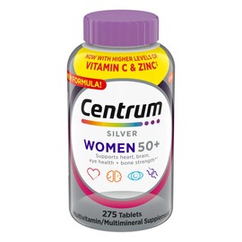 Centrum Silver Womens 50+ 275 Tablets Multivitamin Supplement EXP 12/2025