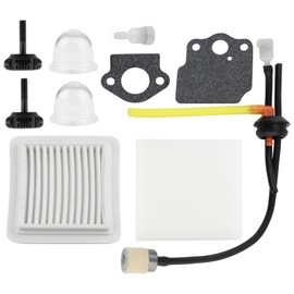 SRM2620 Air Filter Fuel Line Kit for Echo SRM-2620 SRM-2620T PE-2620 PAS-2620 SRM-3020 PPT-2620 SRM 2620 String Trimmer w Carburetor Primer Bulb