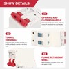 DC Circuit Breaker, DC Isolator Switch DZ47-63Z-2P 1000V 20A for