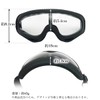 Remarks Japan Tactical Goggles, Black Frame, Clear Lens, Snowboarding, Skiing,