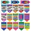 ReliThick 18 Pcs Elementary Math Poster for Beginning of The