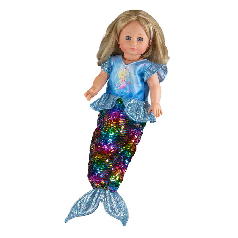 Heless 2920 - Mermaid Ava Dress with Reversible Sequins, Size