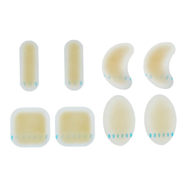 Gatuida 16pcs Multi-functional Heel Stickers for Women Wear-resistant Gel Foot