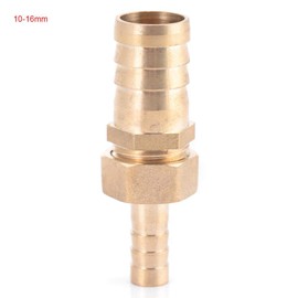 10 mm - 16/19 / 25 mm Reducer Plug Brass Connection Hose Barb Tail Reducer Reducer Plug (10-19 mm), Pin Key