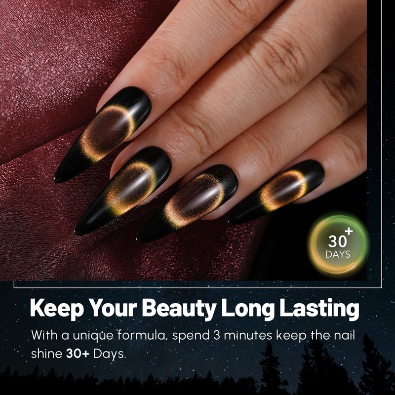 Aokitec 9D Cat Eye Gel (2 Colours Set, Green &