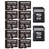 GIGASTONE 128GB Micro SD Card 10-Pack, A1 V30 4K Video