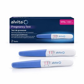 Pregnancy Test Kit, Fast Results in 3 Minutes, 99% Accurate from Expected Period, Easy-to-Read Result Window – 2 Tests