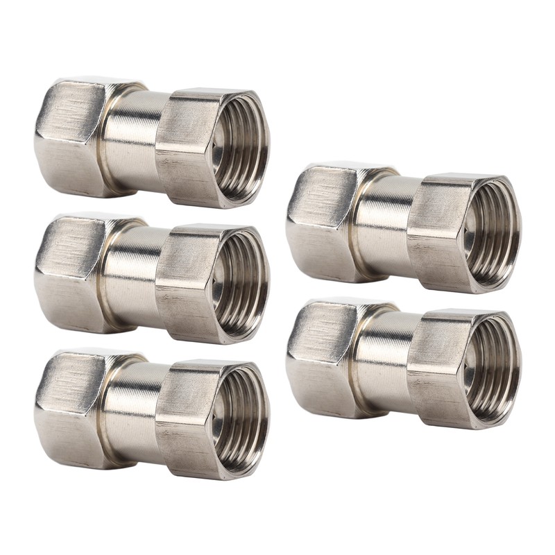 5PCS Plumbing Fittings Stainless Steel Female Thread Pipe Adapter Fittings