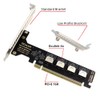 CY Adapter PCI-Express 4.0 PCIE 16x Detachable to Four Oculink