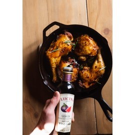 Lucini Italia Savory Fig Balsamico Artisan Vinegar – Italian Balsamic Vinegar – Aged Balsamic Vinegar from Modena Italy - Non-GMO Verified, Whole30 Approved, 250mL (Pack of 2)
