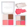 Paleta Rostro 3 En 1 Rubor Iluminador Contorno 4 Tonos