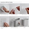 Toothbrush Holder Wall Mounted for Bathroom, Wall Toothbrush Holders for
